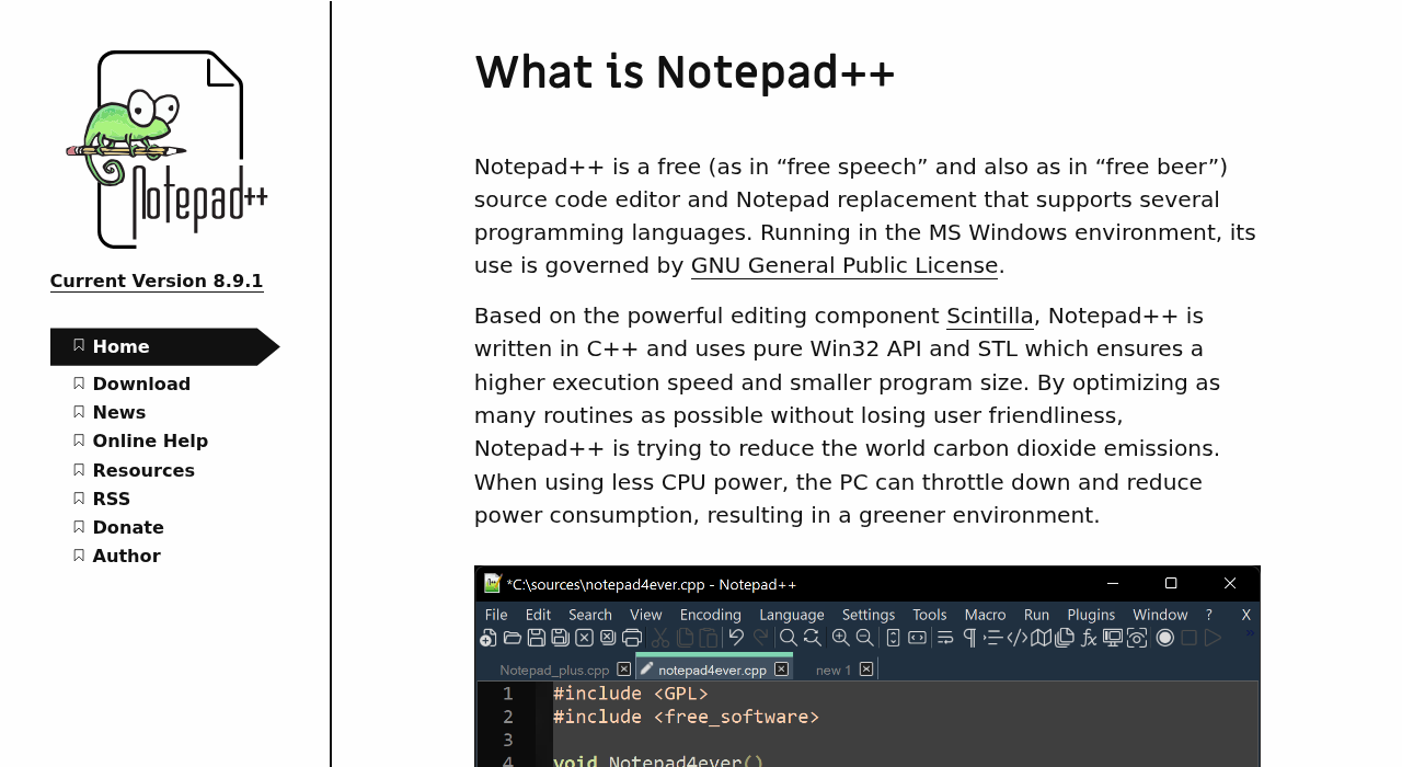 notepad++ 실시간 정보