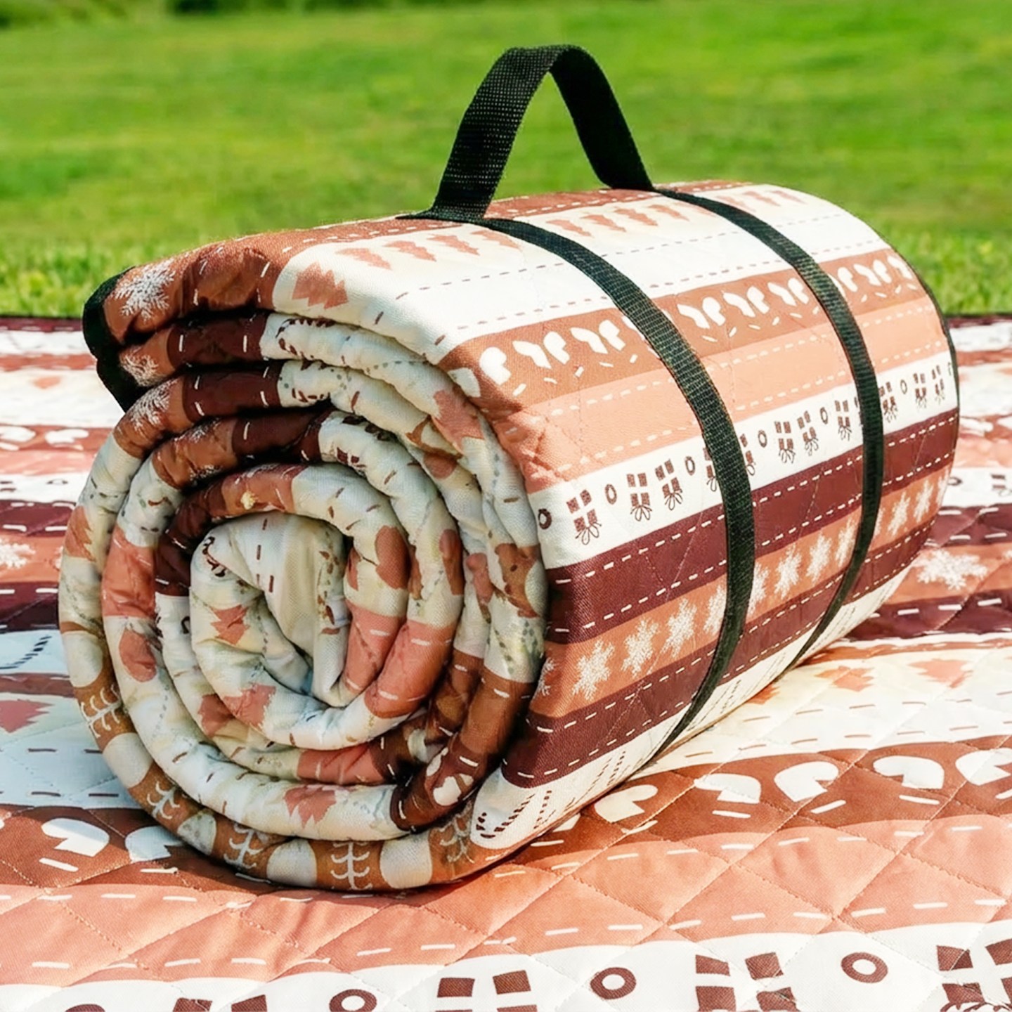 ROYAI ONE 휴대용 피크닉매트 대형 캠핑매트 방수 방습  150x200cm  C