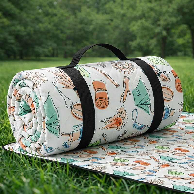 ROYAI ONE 휴대용 피크닉매트 대형 캠핑매트 방수 방습  150x200cm  C